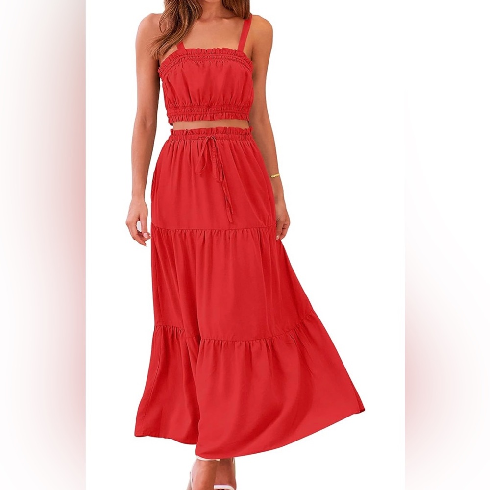 WORN ONCE two-piece skirt set